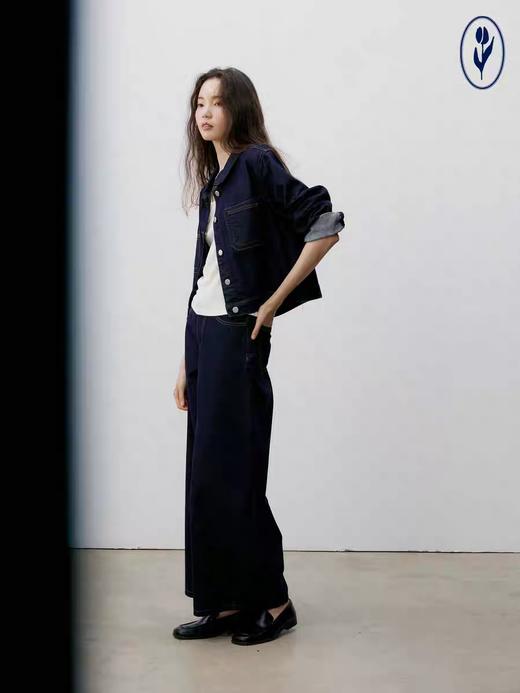 shyshystill/shy202401029/原牛蓝深色牛仔夹克外套 商品图2