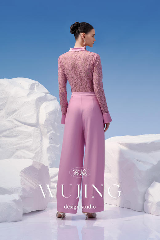 4202049 烟花粉黛 高级亮丝斜纹 雾境 商品图3