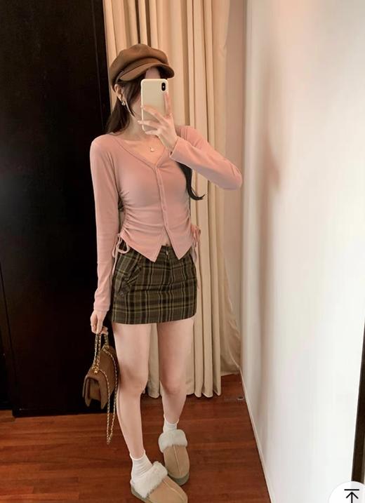 <曾小咸推荐>  纯欲辣妹V领长袖 日常99/件 活动价69.99！！ 商品图4