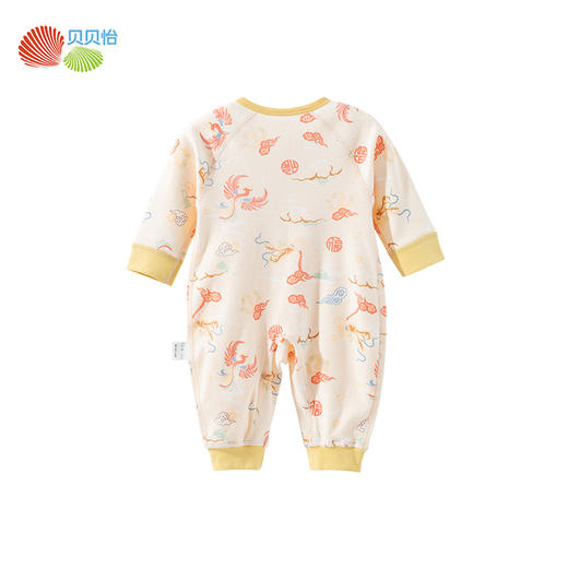 春秋新款前开连体衣婴儿哈衣男女宝宝爬服连体睡衣满月服ZB3DL034 商品图4