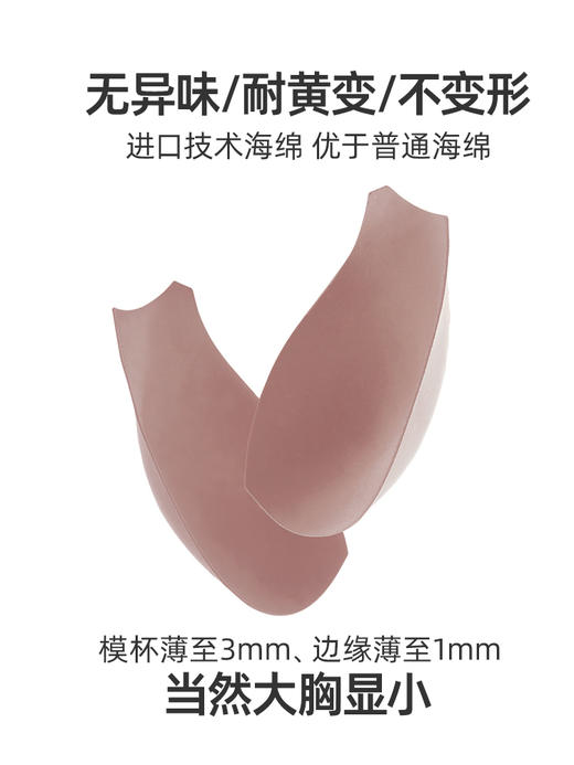 【花开圆满】遐内衣女青提杯仿刺绣防下垂微聚拢胸罩大胸显小文胸 商品图4