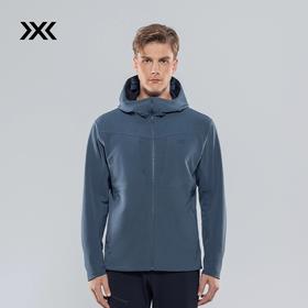 X-BIONIC风盾Schoeller软壳连帽夹克男(S3) 秋冬防风耐磨软壳衣 24837N