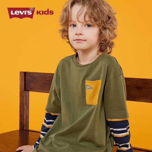 LEVIS 秋 大童小童 长袖T恤 LVB-FF-J595 商品图7