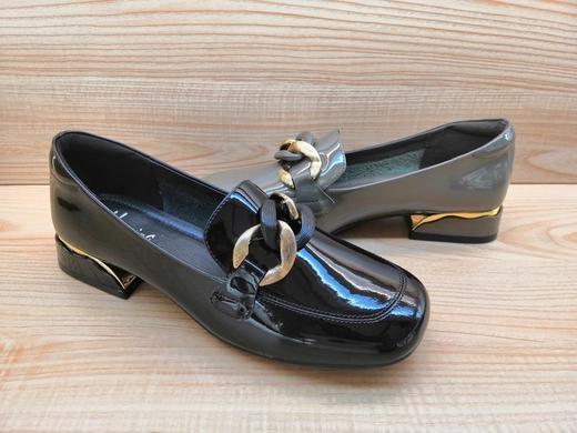 豪行真皮女鞋22349858舒适时尚低跟甜美休闲单鞋 商品图2