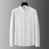 【暗门襟】【新款DDA】大依优型大码长袖衬衫立领加肥加大肥佬休闲商务宽松透气上衣 商品缩略图3