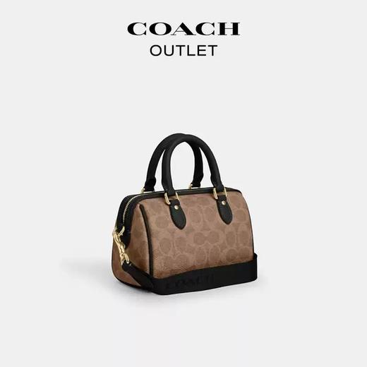 【自营】coach/蔻驰  女士经典标志老花条纹ROWAN 迷你斜挎包 CW331 IMQRX 商品图1