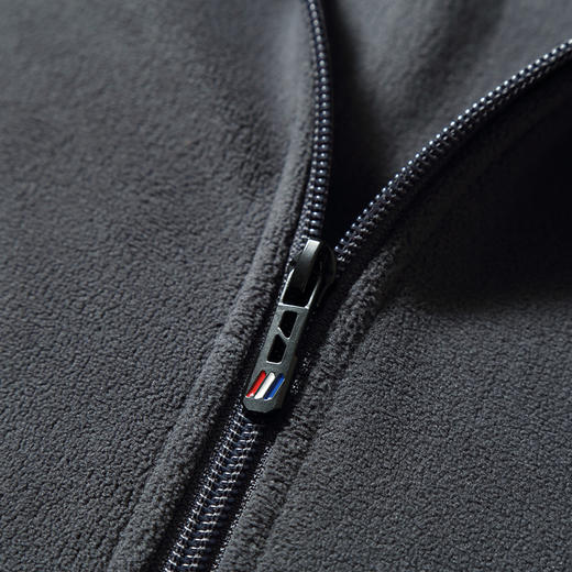 【摇粒绒】【新款DWN】大依优型大码摇粒绒抓绒外套立领休闲男宽松加肥加大码上衣胖子 商品图6