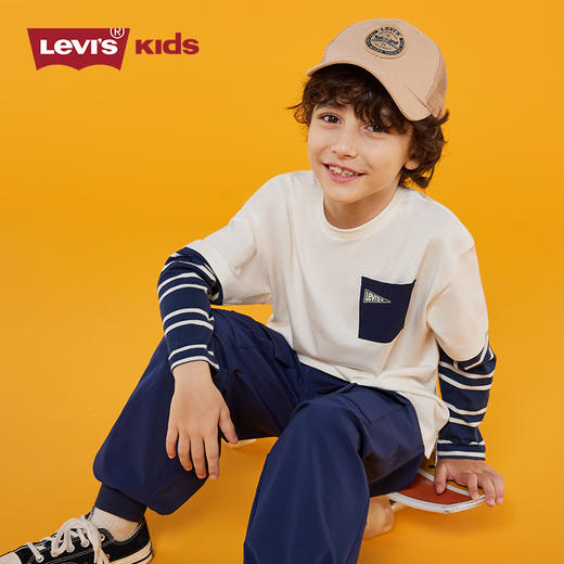 LEVIS 秋 大童小童 长袖T恤 LVB-FF-J595 商品图6