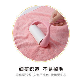 【珊瑚绒方巾】馨宜优品珊瑚绒花边多用小方巾毛巾五条装 (221001）规格30x30