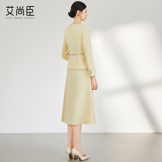艾尚臣纯色设计感小香风两件套2026新款职业装 商品图7