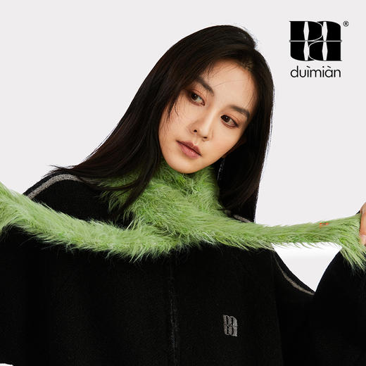 对面duimian长毛混色细围巾 商品图3