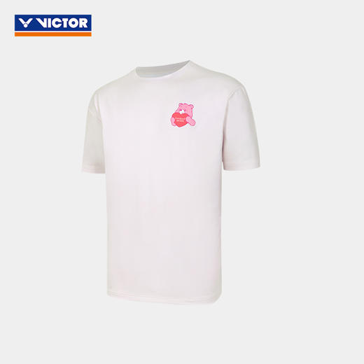 胜利威克多 男女同款 爱心熊联名系列 针织T恤 T-4503CBC 商品图2