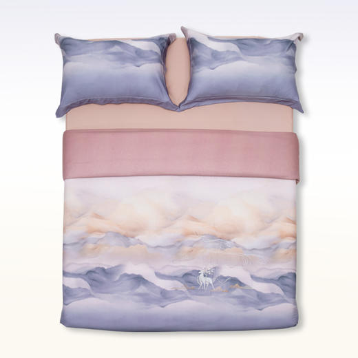 多喜爱山海经 60S贡缎磨绒四件套 山海鸣灵 商品图1