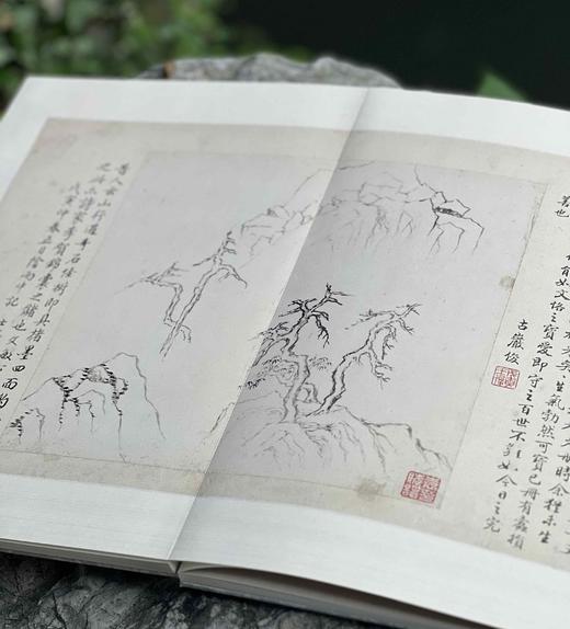 《董文敏画稿册》〔明〕董其昌 绘，〔清〕高士奇 跋，原大，册页装，带函套，浙江人民美术出版社2024年8月一版一印。定价488，售价328元。 商品图8
