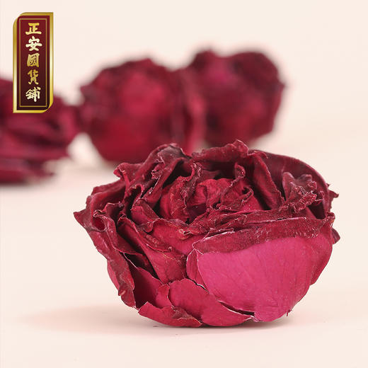 正安 墨红玫瑰 先进冻干工艺高花青素 舒心行气顺拒绝小郁闷 泡水饮用女性茶饮办公室花草茶 云南大花玫瑰花*15g/罐（有效期至26年3月17日） 商品图1