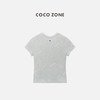 COCO ZONE 夏季简约圆领短袖T恤百搭休闲上衣CC1C1581 商品缩略图1