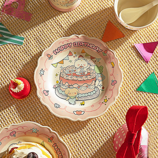 摩登主妇陶瓷碗碟餐具套装家用菜盘子乔迁礼盒闺蜜生日礼物送女生 商品图4