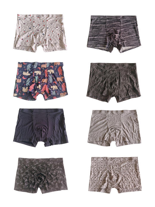 无积分赠品【特价】促销内裤杂款内裤男士平角礼盒装3301/3254/4001/3012 商品图1