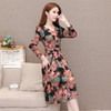 时尚连衣裙印花裙，中长款A字裙QYM-LRX-20966-Y 商品缩略图2