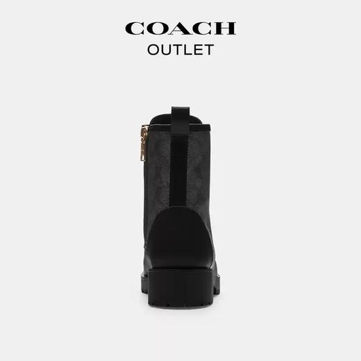 【自营】coach/蔻驰  女士经典标志老花LYRA高帮休闲短靴黑色 CX881 BK/CQ 商品图3