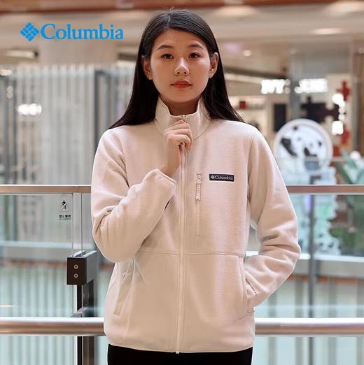 哥伦比亚女式净色立领抓绒外套XR7225 商品图1