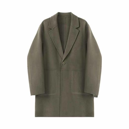 【断码清仓】HX 秋冬季长款双面呢大衣遮肉显瘦Y113340017101 商品图2