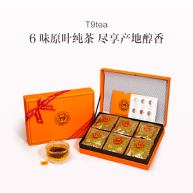 品牌直发 T9tea 醇香四季晶枕茶包礼盒 30包