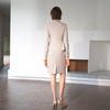 AD西装外套女气质小个子浅色职业内搭连衣裙两件套总裁范经理工装 商品缩略图4