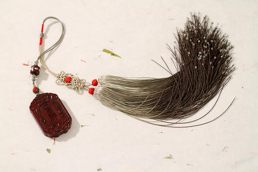 GJXJ0093°如意小叶紫檀手把件挂件 商品图0