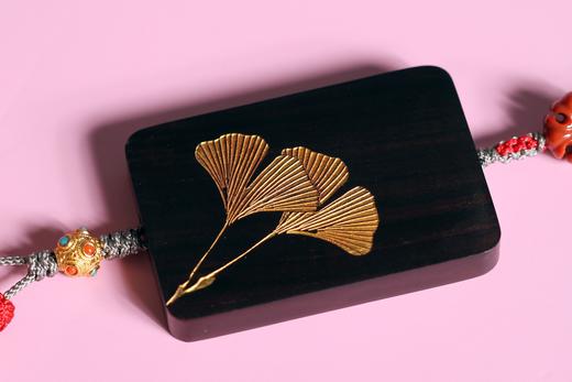 GJXJ0154°杏叶牌/挂件 商品图2