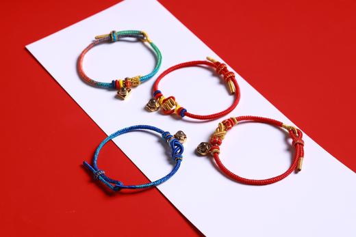 XYZT0685°钛钢裸眼佛像欢喜手绳 商品图2