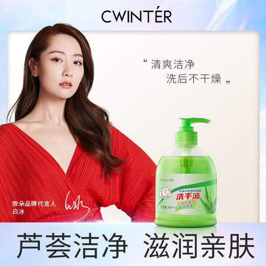 「9.9元包邮！买2送1」致朵芦荟清洁洗手液 按压式去污手健康洗手液 商品图0