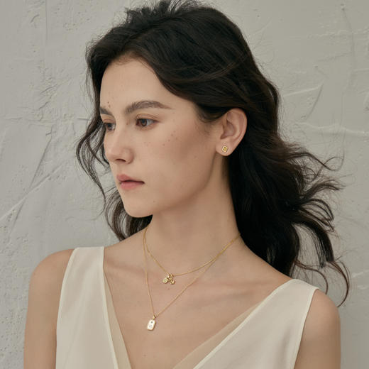 ARSIS银饰｜印记系列 生辰石星座符号耳钉 商品图3