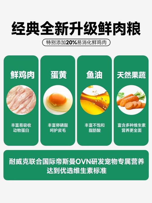 【周期购】【通用型】耐威克鲜肉通用狗粮 商品图1