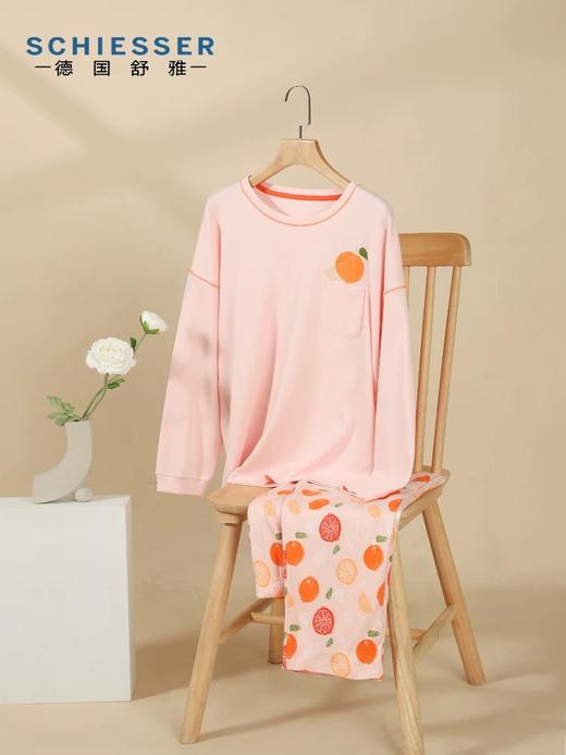 【40S全棉大橘大利】SCHIESSER德国舒雅全棉40支纱大橘大利系列长袖家居套装31/23182H 商品图3