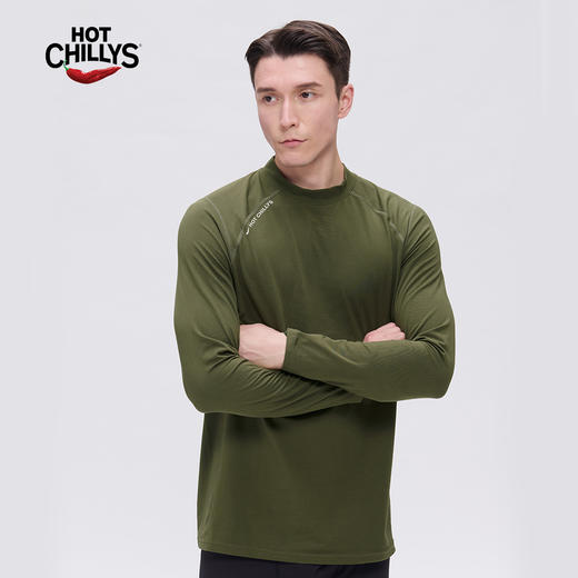 hotchillys热椒桃皮新款速干衣长袖T恤男吸湿排汗运动训练上衣5627 商品图0