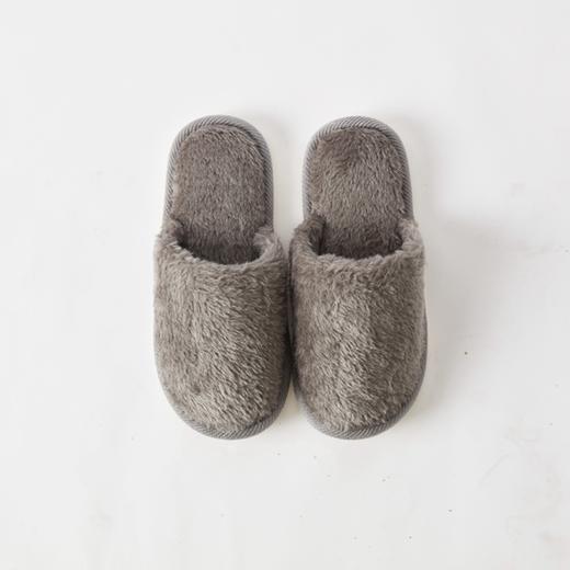 儿童素色毛绒拖鞋 商品图8