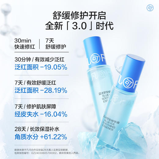 凡可蓝冰精华舒缓修护补水保湿护肤面部精华液清爽不油腻男女 商品图3