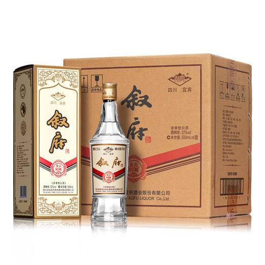 【百人拼团】叙府 复古80版 浓香型 52度 500ml* 6 整箱 商品图2