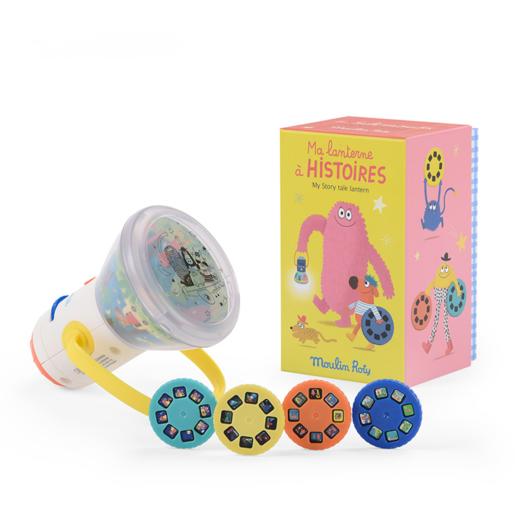 Moulin Roty 多功能故事投影小提灯 米努奇卡斯系列主题 安睡氛围灯 礼盒装 含4枚幻灯片 -681361 商品图8