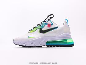 耐克NiKe Air Max 270 React W休闲运动跑步鞋AT6174-102男女鞋