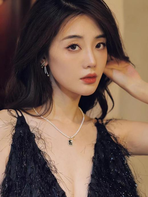 品牌正品许愿星光小方牌施华洛姆贝珍珠小米项链 商品图4