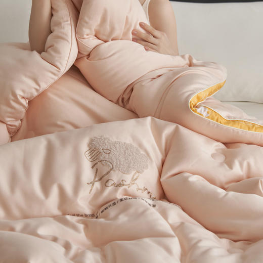 自然醒A类有氧羊绒抗菌冬被柔软保暖加厚被芯家用双人被LFS 商品图8