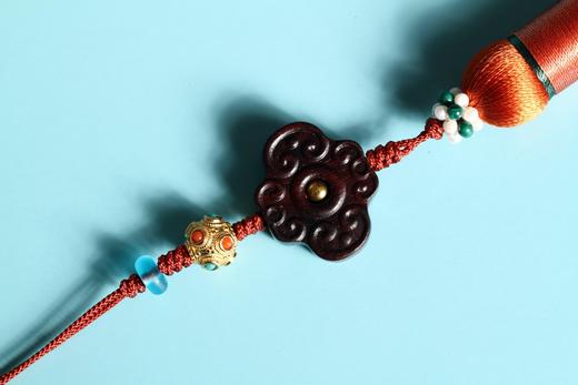 SDYJ0026°紫檀压襟挂件 商品图2