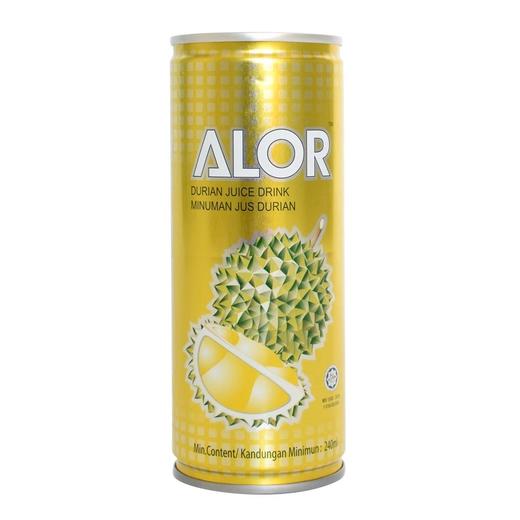【跨境】ALOR亚罗星榴莲汁饮料罐装 240ml*6罐 果汁浓稠 清甜香醇 商品图1