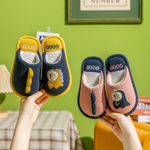 【19款！儿童可爱包头棉拖】防滑保暖亲子男童宝宝棉拖鞋冬季女童家居室内 商品图2