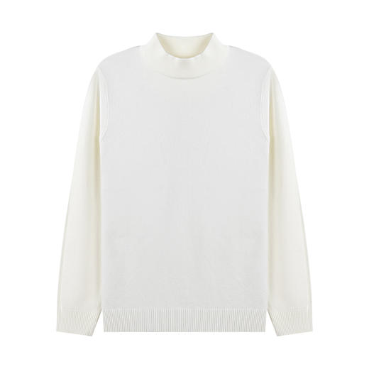 【断码清仓】HX秋冬季中领毛衫亲肤舒适S107340157101/02 商品图0