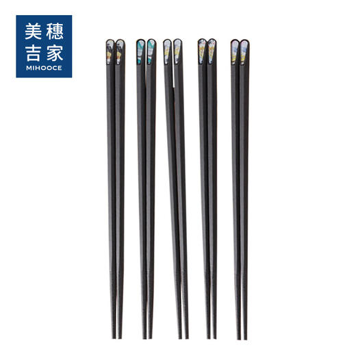 美穗吉家 家用分类合金筷5双装 商品图5