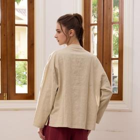 2024秋冬新款禅修休闲外套——墨染