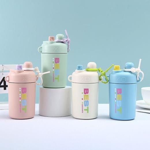 【经典系列！双饮果汁杯】小身材大容量，480ml水能量够喝一整天，316L不锈钢内胆，安全畅饮，儿童便携学生水杯，高颜值316不锈钢杯子L 商品图3